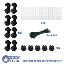 Load image into Gallery viewer, Ozzy Cages C&C Wheel Kit - C&C Guinea Pig Cage Enclosure - Ozzy Cages