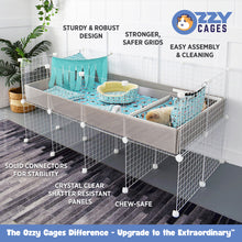 Load image into Gallery viewer, Ozzy Cages 2x4 C&C Enclosure - Clear Sided