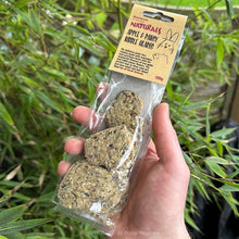 Load image into Gallery viewer, Rosewood Apple & Pansy Nibble Hearts 120g (6pk)