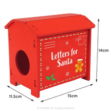 Load image into Gallery viewer, Rosewood Cupid & Comet Festive Post Box Hamster House
