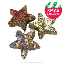 Load image into Gallery viewer, Rosewood Naturals Herb ’n’ Hay Star Trio for Guinea Pigs & Small Furries