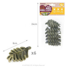 Load image into Gallery viewer, Rosewood Boredom Breaker Veggie Burst Nibble Leaves (6pk)