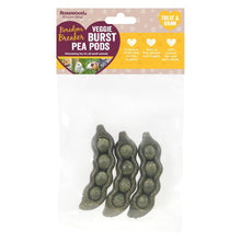 Load image into Gallery viewer, Rosewood Boredom Breaker Veggie Burst Pea Pods (3pk)
