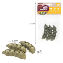 Load image into Gallery viewer, Rosewood Boredom Breaker Veggie Burst Pea Pods (3pk)