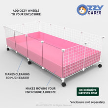 Load image into Gallery viewer, Ozzy Cages C&C Wheel Kit - C&C Guinea Pig Cage Enclosure - Ozzy Cages