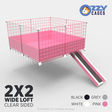 Load image into Gallery viewer, Ozzy Cages 2x2 C&C Wide Loft Kit - Clear Sided