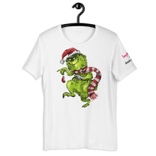 Load image into Gallery viewer, 'The Green Grump' Christmas Guinea Pig T-shirt - Unisex
