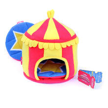 Load image into Gallery viewer, HayPigs!® Circus Hidey Hut™ - Fleece Hidey Hut