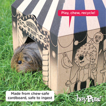 Load image into Gallery viewer, HayPigs!® 100% Timothy Hay 2Kg with 'Pig Top' Playhouse™