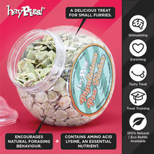 Load image into Gallery viewer, HayPigs!® Pigalicious Pea Flakes™ (300g) in Small Collectors Jar