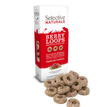 Load image into Gallery viewer, Selective Naturals Berry Loops with Cranberry and Timothy Hay, 80g