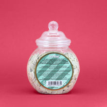 Load image into Gallery viewer, HayPigs!® Pigalicious Pea Flakes™ (300g) in Small Collectors Jar