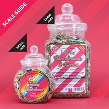 Load image into Gallery viewer, HayPigs!® Lemon Furbutts™ (120g) in Large Collectors Jar