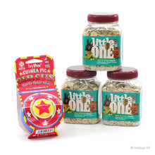 Load image into Gallery viewer, TREAT BUNDLE 1: HayPigs!® Circus Treat Ball™ Bundle - Pea Flakes
