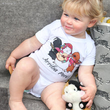Load image into Gallery viewer, HayPigs!® Arriba Perú! Baby Bodysuit - Short Sleeve