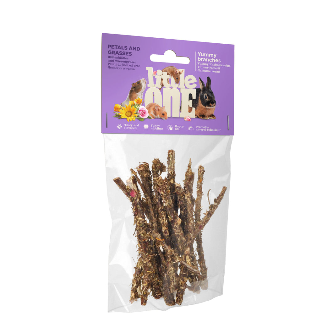 Little One Yummy Branches with Petals and Grasses Snack 35g