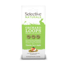 Load image into Gallery viewer, Selective Naturals Orchard Loops with Apple and Timothy Hay, 80g