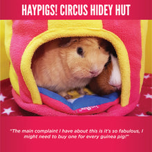 Load image into Gallery viewer, HayPigs!® Circus Hidey Hut™ - Fleece Hidey Hut
