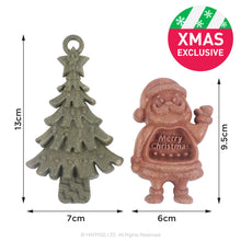 Load image into Gallery viewer, Rosewood Cupid &amp; Comet Veggie Burst Santa &amp; Tree Duo Gnaw Treats
