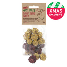 Load image into Gallery viewer, Rosewood Naturals Crunchy Festive Baubles Treats 80g
