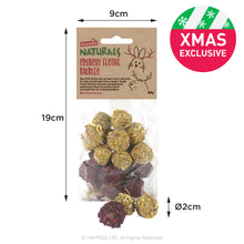 Load image into Gallery viewer, Rosewood Naturals Crunchy Festive Baubles Treats 80g
