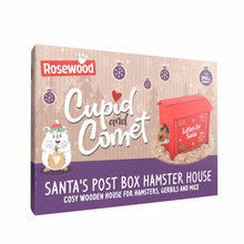 Load image into Gallery viewer, Rosewood Cupid &amp; Comet Festive Post Box Hamster House
