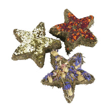 Load image into Gallery viewer, Rosewood Naturals Herb ’n’ Hay Star Trio for Guinea Pigs &amp; Small Furries

