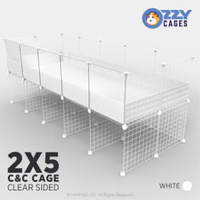 Load image into Gallery viewer, Ozzy Cages 2x5 C&amp;C Enclosure - Clear Sided

