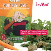 Load image into Gallery viewer, HayPigs!® Piggy Nom Noms™ - Carrot &amp; Coriander 70g
