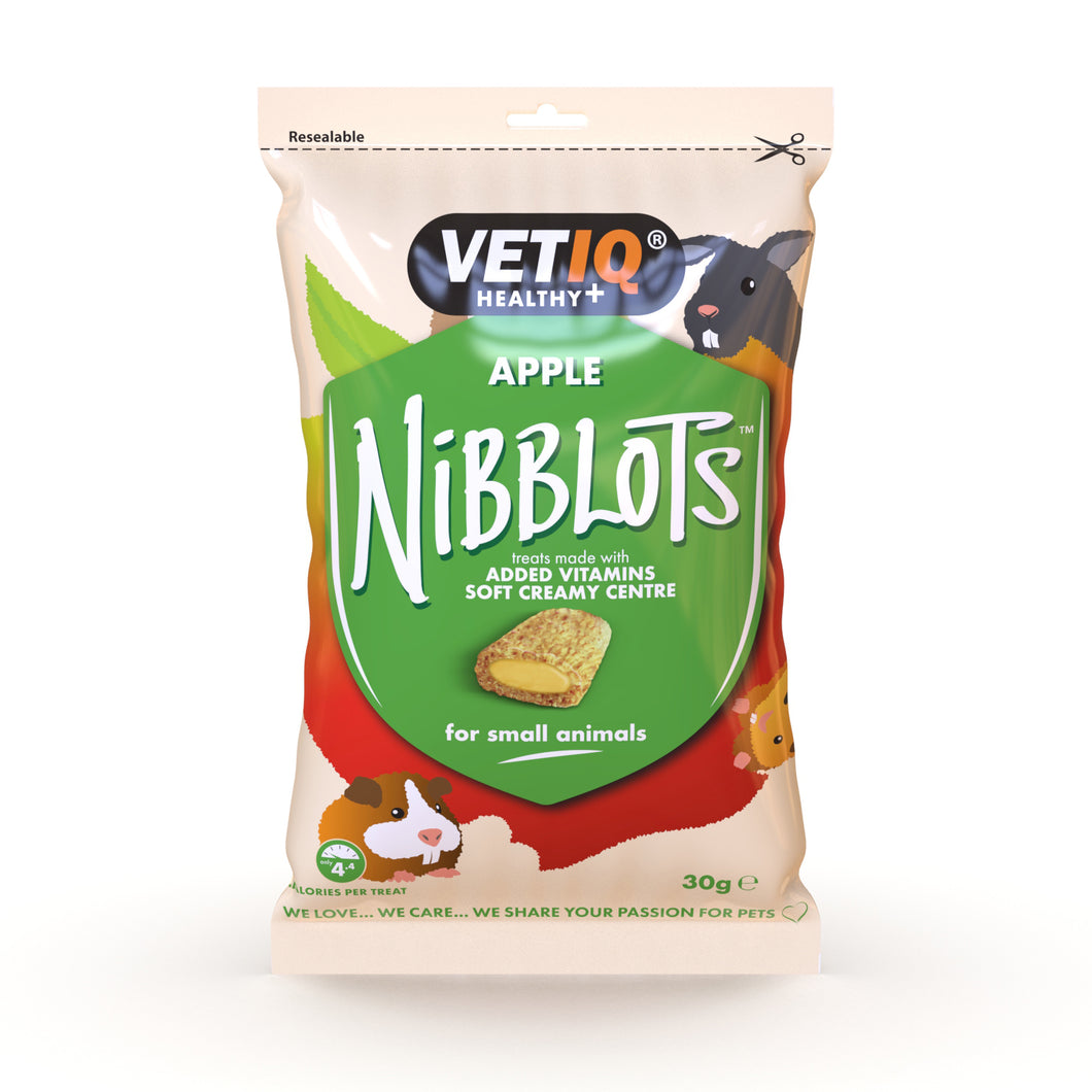 VetIQ Nibblots Treats for Small Animals - Apple 30g