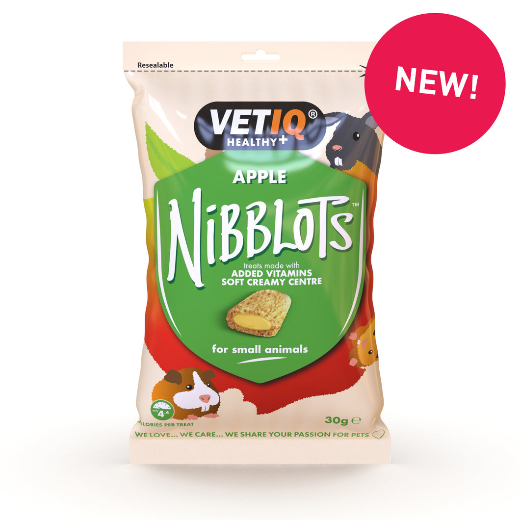 VetIQ Nibblots Treats for Small Animals - Apple 30g