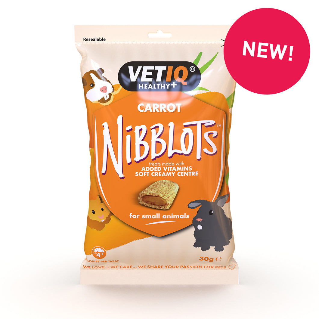 VetIQ Nibblots Treats for Small Animals - Carrot 30g