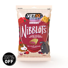 Load image into Gallery viewer, VetIQ Nibblots Treats for Small Animals - Berries 30g
