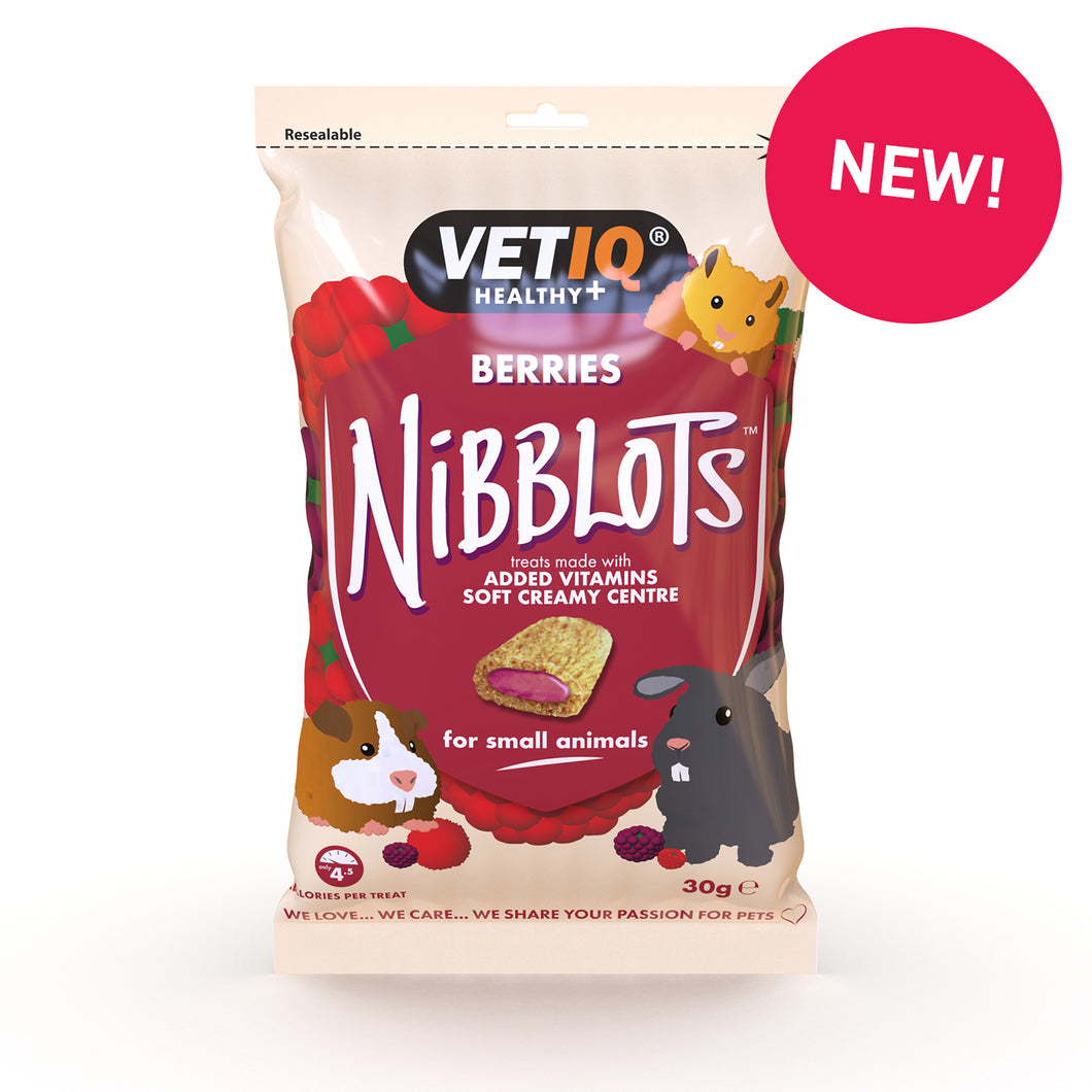 VetIQ Nibblots Treats for Small Animals - Berries 30g
