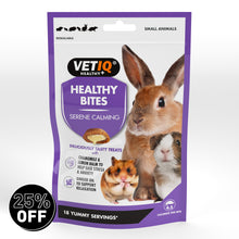 Load image into Gallery viewer, VetIQ Healthy Bites Calming Treats for Small Animals 30g
