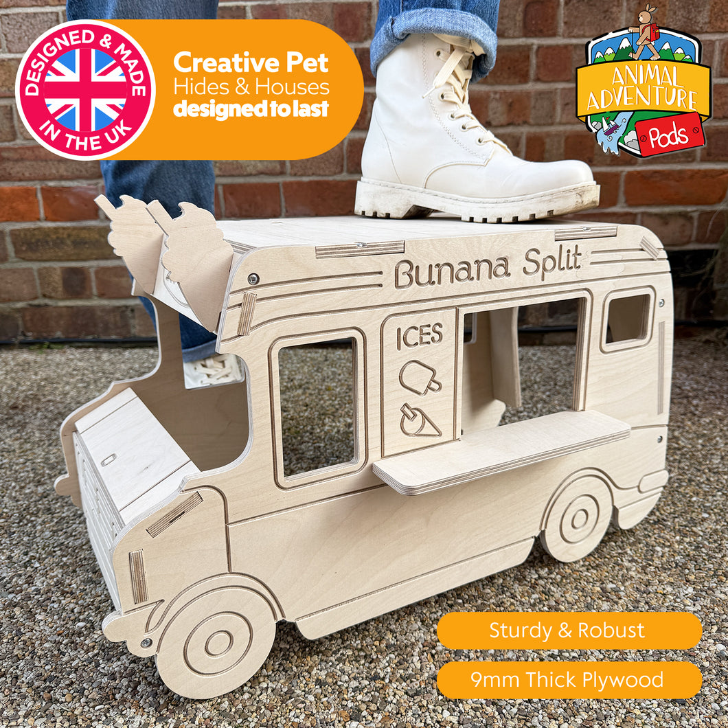 The Bunana Split - Ice Cream Van Rabbit Hide