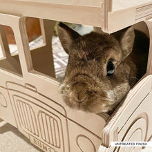 Load image into Gallery viewer, The Wimblebun Bus - Double-Decker Bus Rabbit Hide
