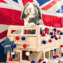 Load image into Gallery viewer, The Wimblebun Bus - Double-Decker Bus Rabbit Hide
