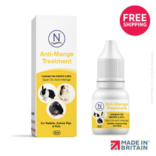 Load image into Gallery viewer, Naqua Anti-Mange Spot-On Ivermectin (Rabbits, Guinea Pigs, Rats) - 5ml | 50 Drops
