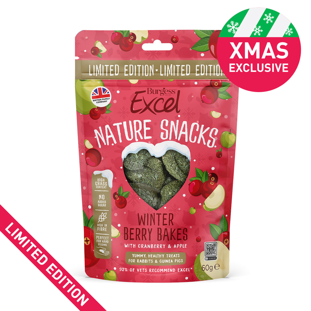 Burgess Excel Winter Berry Bakes with Cranberry & Apple 60g