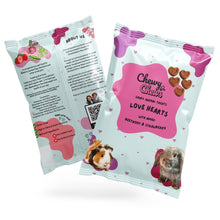 Load image into Gallery viewer, ChewyChewsUK Love Hearts with Beetroot &amp; Strawberry 90g
