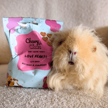 Load image into Gallery viewer, ChewyChewsUK Love Hearts with Beetroot &amp; Strawberry 90g
