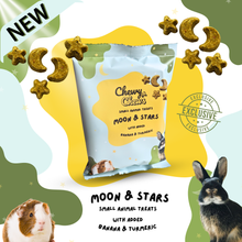 Load image into Gallery viewer, ChewyChewsUK Moon and Stars with Banana &amp; Turmeric 90g
