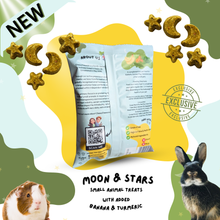 Load image into Gallery viewer, ChewyChewsUK Moon and Stars with Banana &amp; Turmeric 90g
