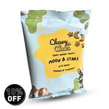 Load image into Gallery viewer, ChewyChewsUK Moon and Stars with Banana &amp; Turmeric 90g
