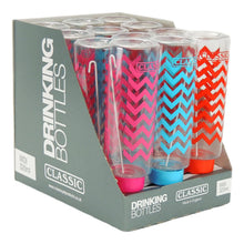Load image into Gallery viewer, Classic Zig-Zag Water Bottle - Midi 320ml - Pack of 1 (Choose Pink, Blue or Red)
