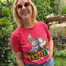 Load image into Gallery viewer, Official Piggy Fest 2026 - Guinea Pig T-shirt - Unisex - Red
