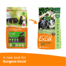 Load image into Gallery viewer, Burgess Excel Adult Guinea Pig Nuggets with Mint 1.5kg
