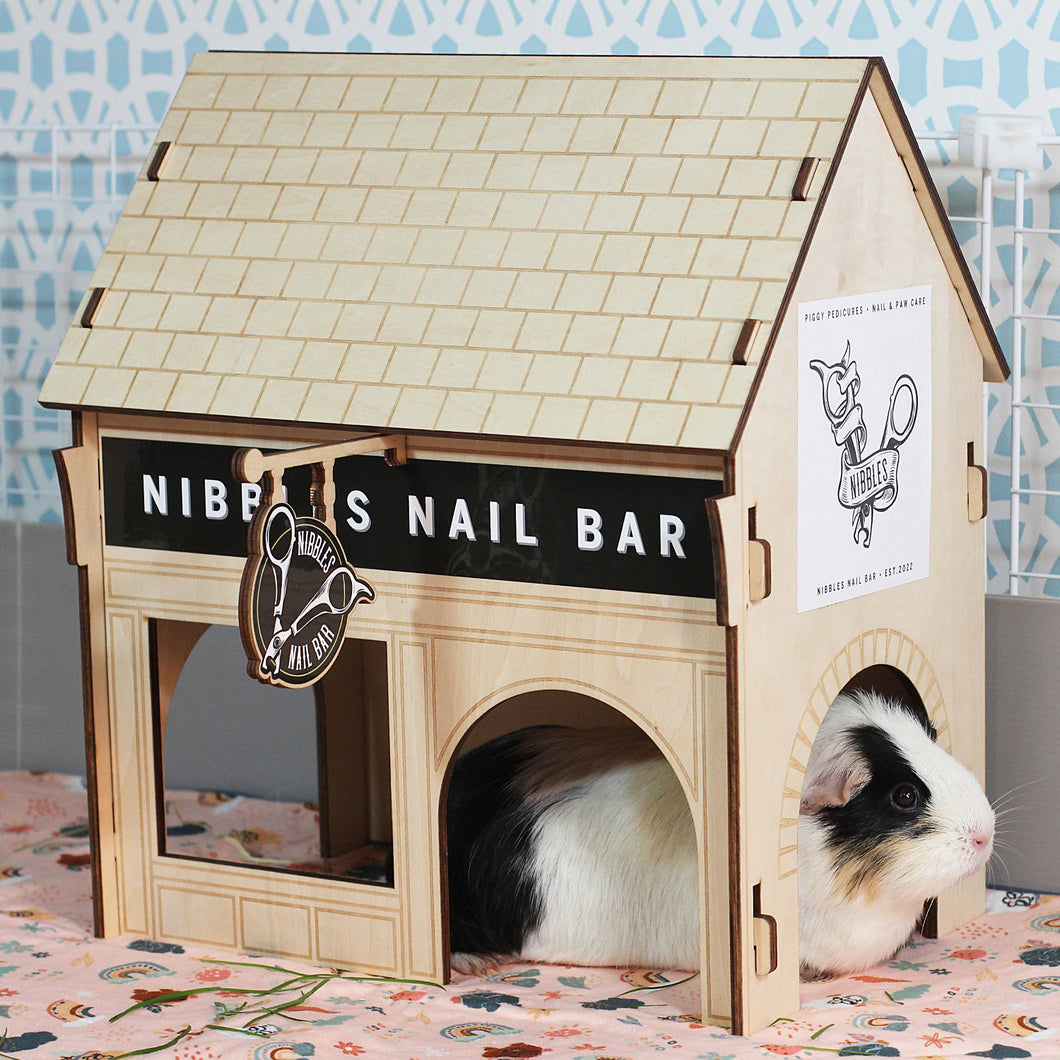 HayPigs!® Nibbles Nail Bar - Build Your Own Guinea Pig Village