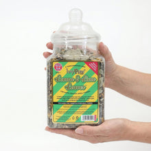 Load image into Gallery viewer, HayPigs!® Lemon &amp; Lime Leaves™ (120g) in Large Collectors Jar
